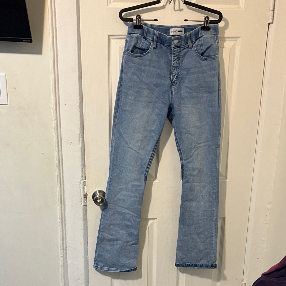 Fashion Nova Light Blue Boot Cut Jeans